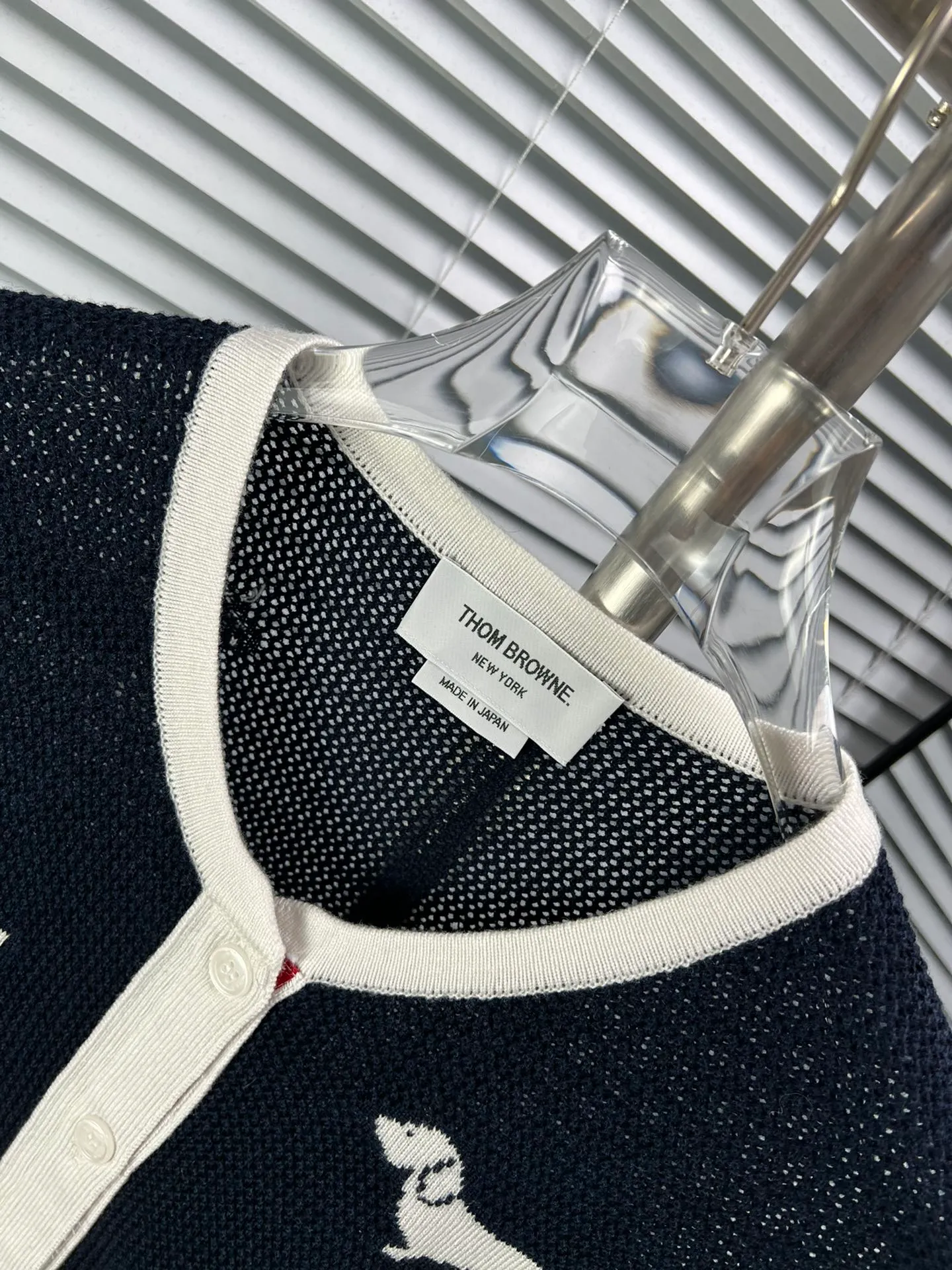THOM BROWNE ， ， ， ／ ， ， ， ， ， Jue ~ Versatile ~ ， ， ， ， ， ~ ：Navy Blue White Gray Sizes：012
